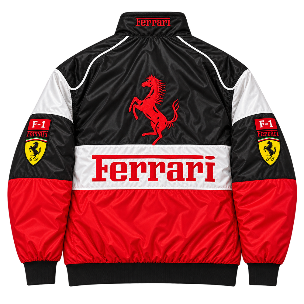 F1 Racing Jacket White