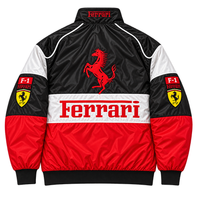 F1 Racing Jacket White