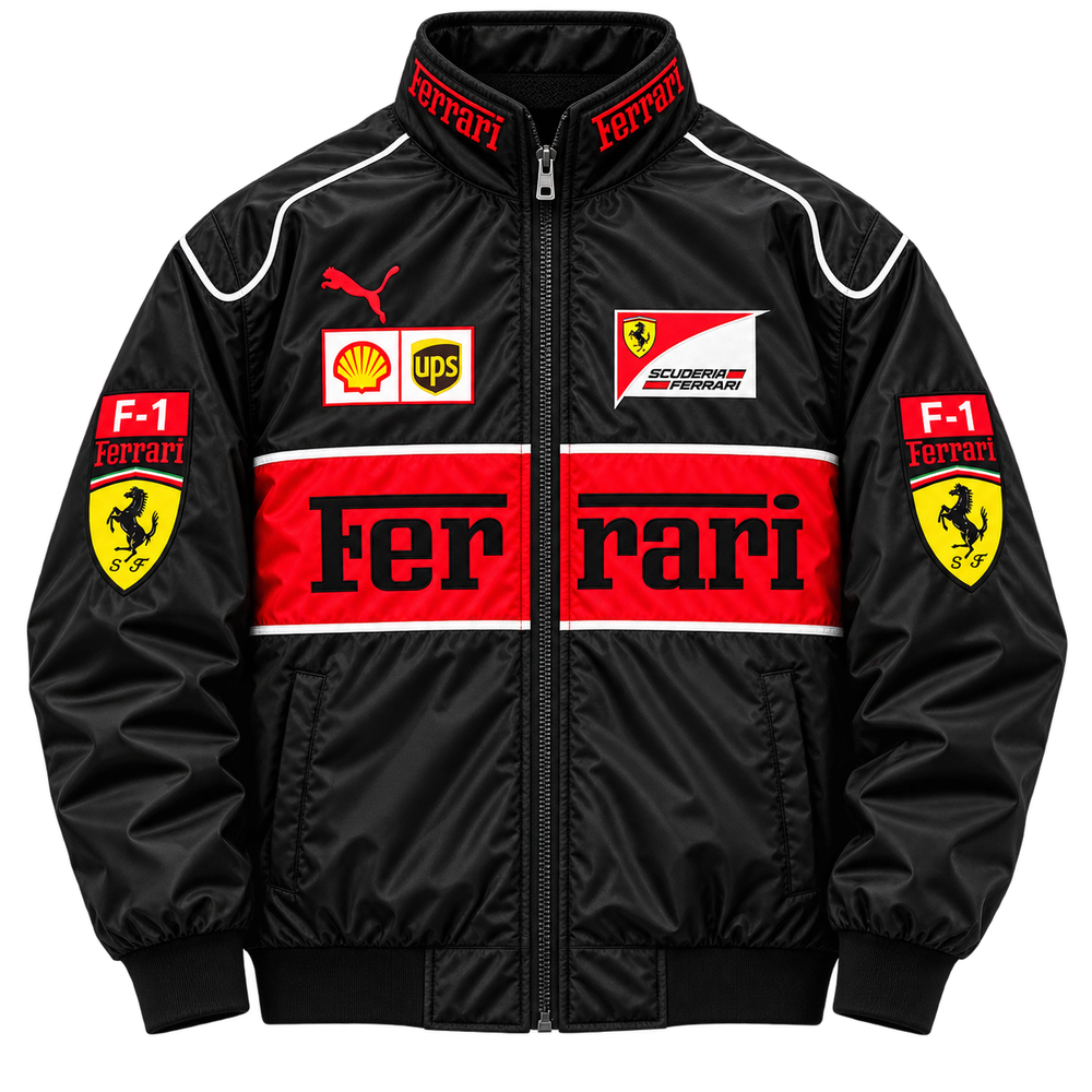 F1 Racing Jacket Black