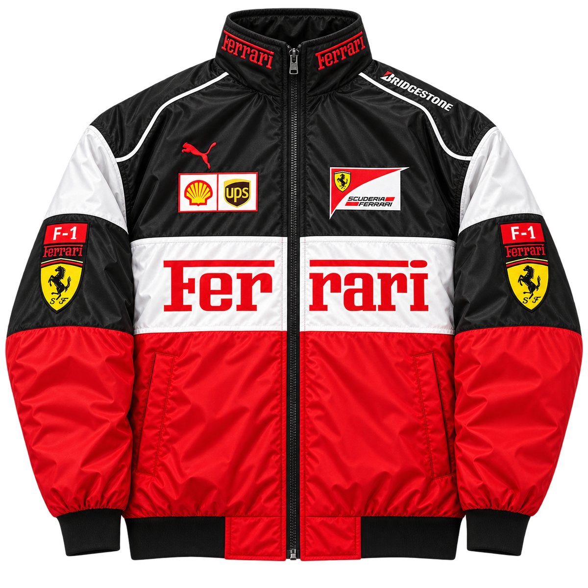 F1 Racing Jacket White
