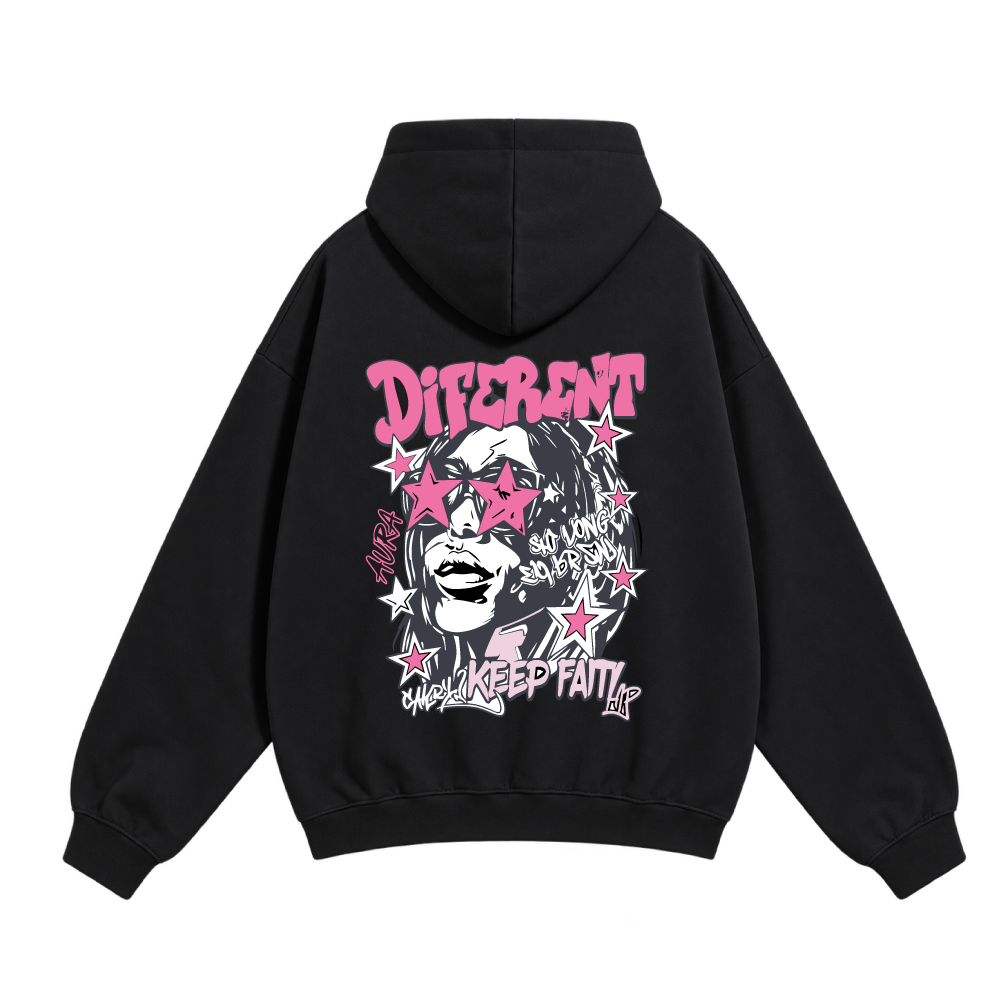 Oversized Different Mindset Hoodie